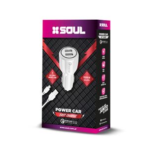 Cargador Auto SOUL Fast Charge – Lightning