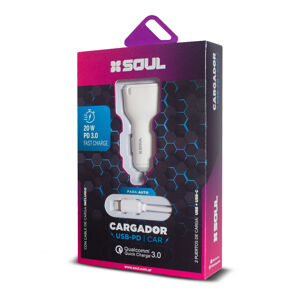 Cargador Auto SOUL PD-Fast Charge – Lightning