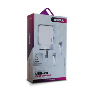 Cargador SOUL USB-PD Fast Charge – Tipo C