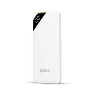 Cargador Portatil SOUL Con Visor 5000 mAh · Blanco