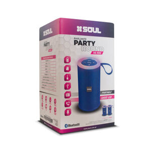 Parlante SOUL Riff Party Round XS400 · Azul