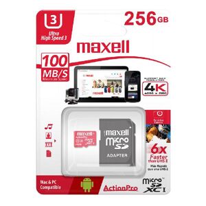 Memoria Micro SD Maxell 256GB U3