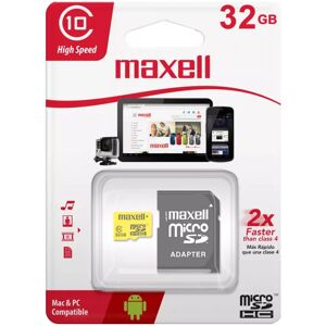 Memoria Micro SD Maxell 32GB Clase 10