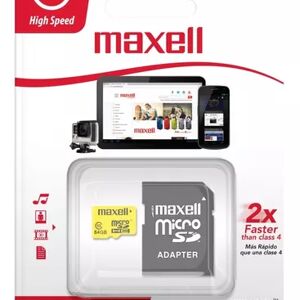 Memoria Micro SD Maxell 64GB Clase 10