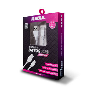 Cable USB SOUL 3mts