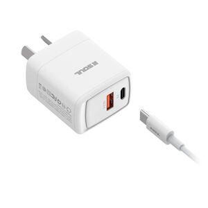 Cargador SOUL USB + USB-C · Con Cable